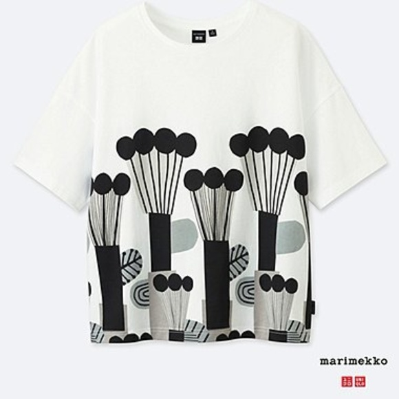 Marimekko Uniqlo Colored + Black and White Shirts - Picture 2 of 2